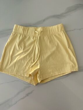 Butter Yellow Loose Shorts